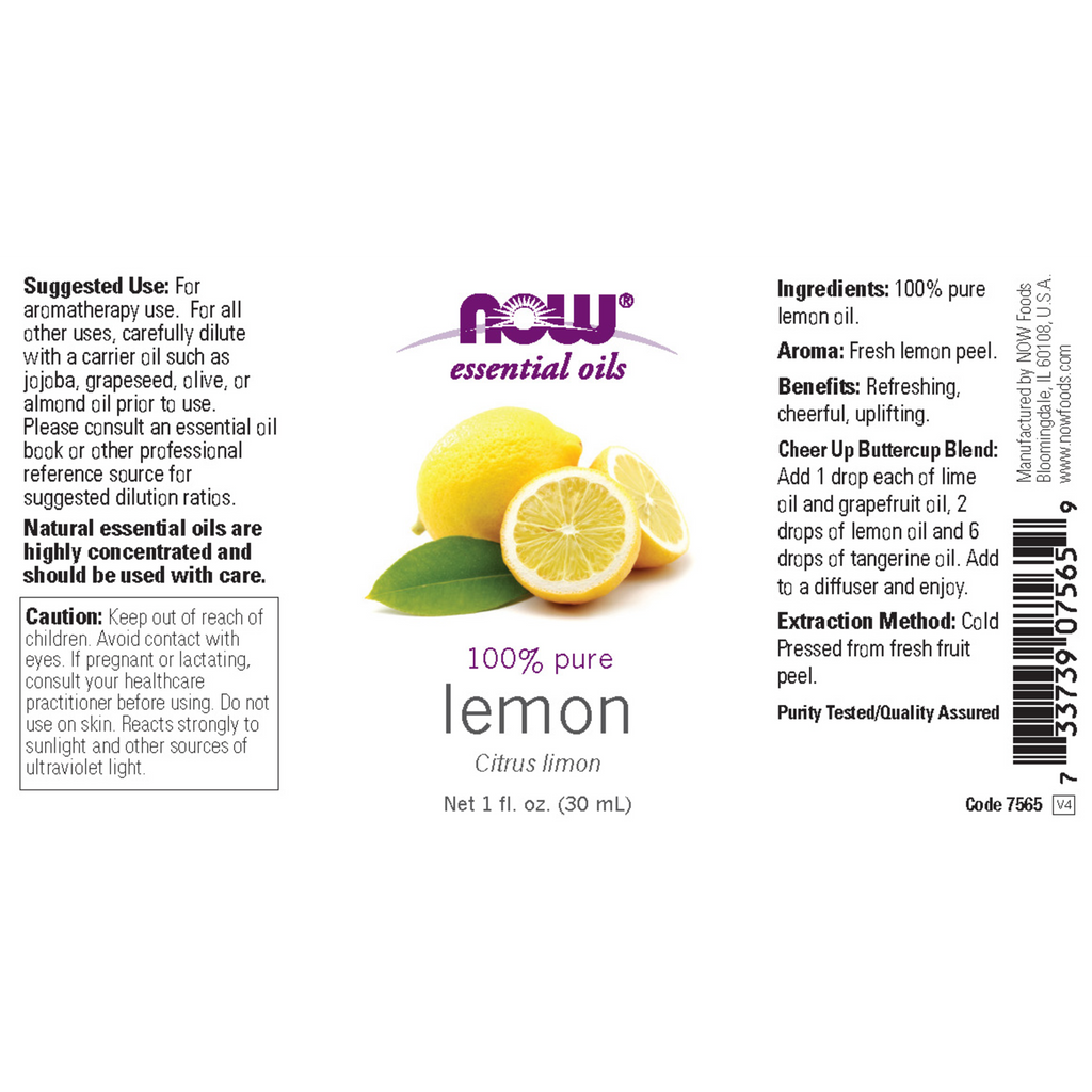 Lemon Oil 100% pure 30ml & 118ml (Citrus Limon)