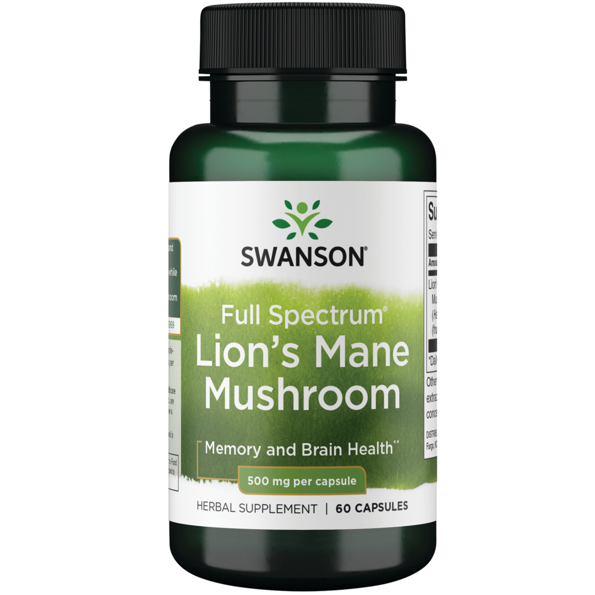 Swanson - Lion’s Mane Mushroom 500mg 60C