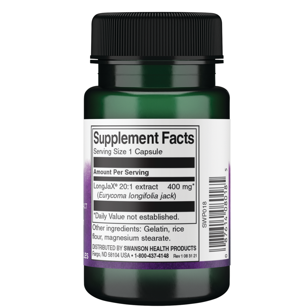 Swanson - LongJax® Eurycoma Longfolia Jack Extract 20:1 30C