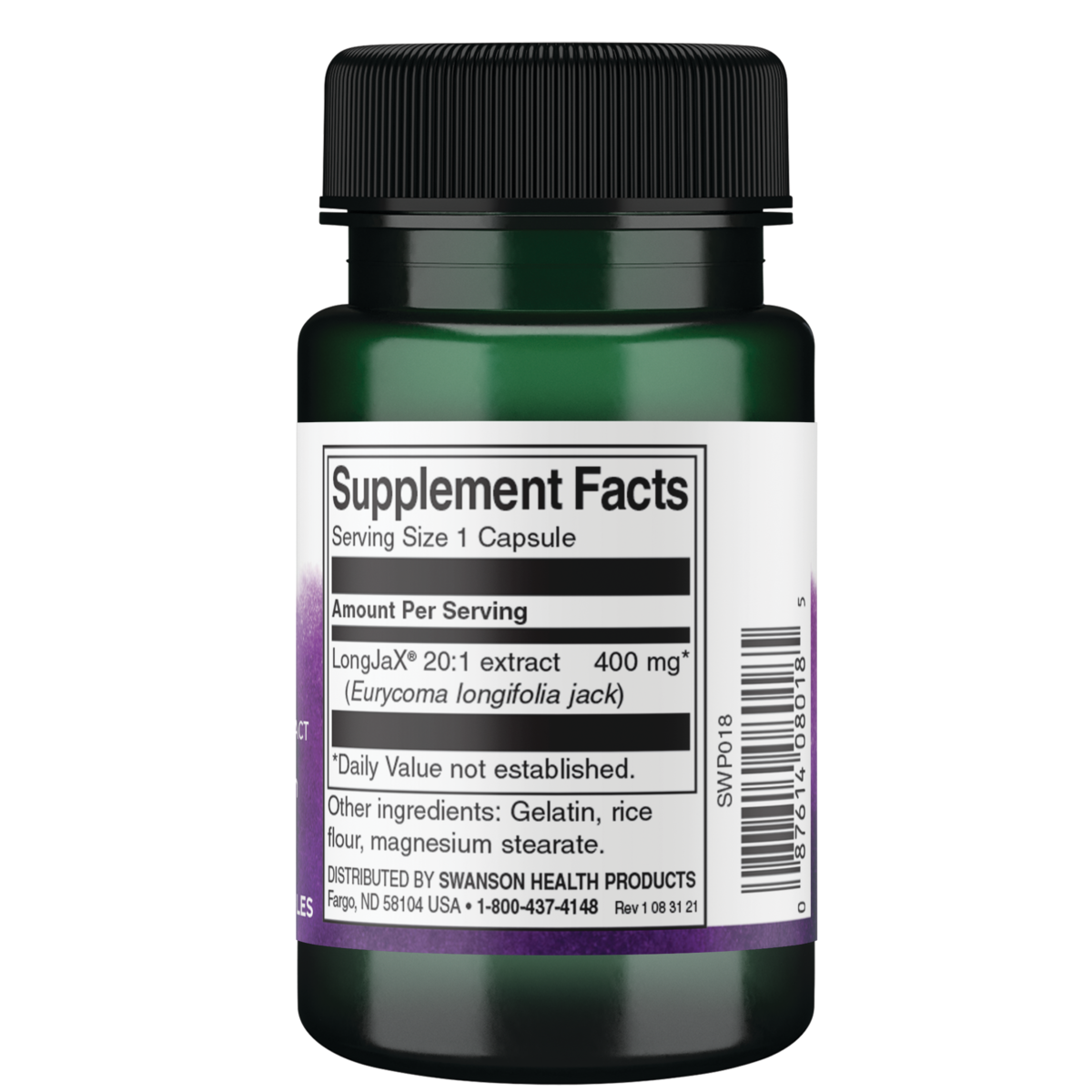 Swanson - LongJax® Eurycoma Longfolia Jack Extract 20:1 30C