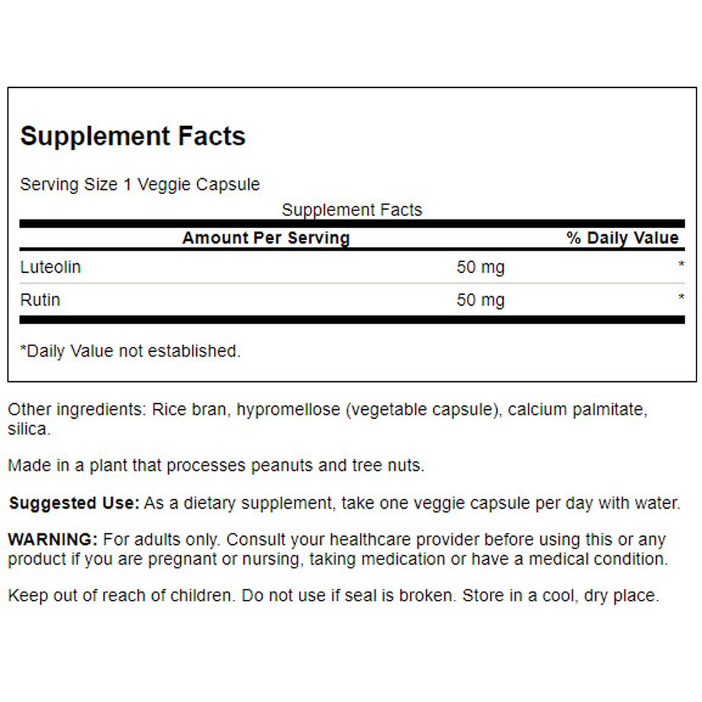 Swanson - Luteolin Complex 100mg 30VC