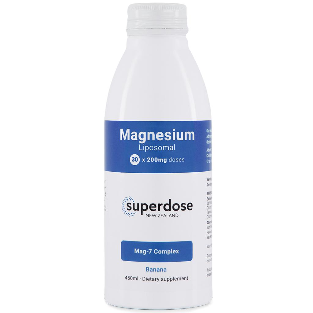 Superdose Magnesium - Liposomal 200mg 75ml & 450ml