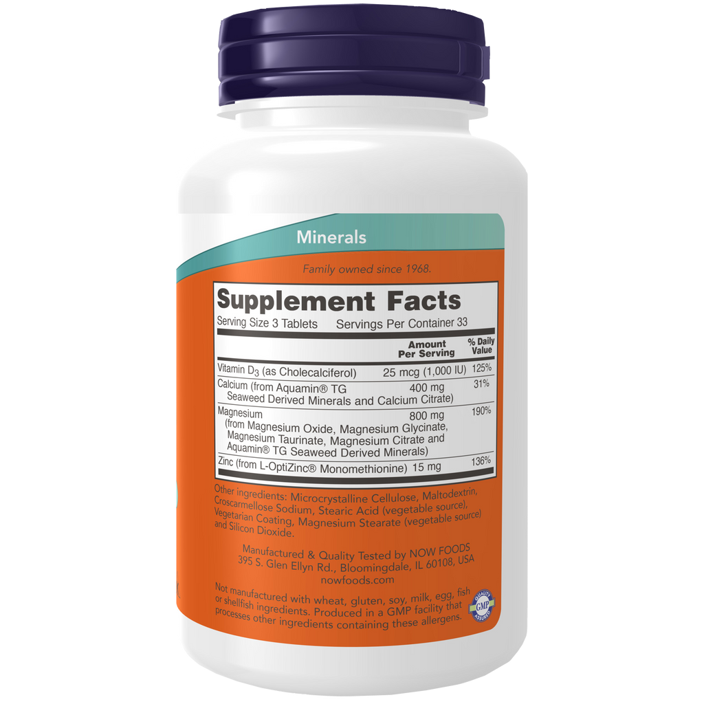 Magnesium & Calcium 2:1 ratio + Zinc & D3 100T