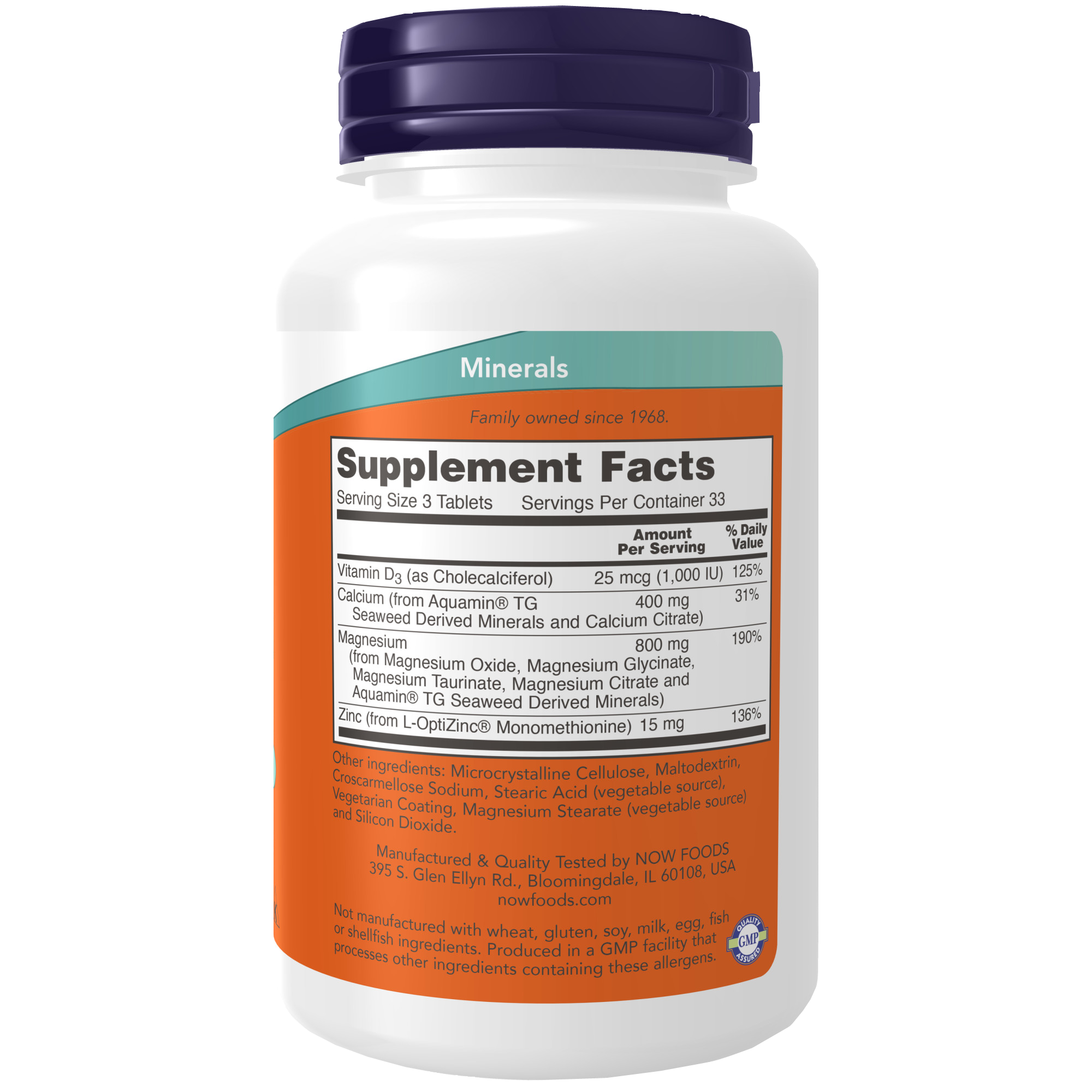 Magnesium & Calcium 2:1 ratio + Zinc & D3 100T