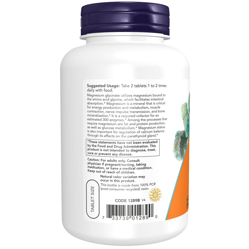 Magnesium Glycinate 200mg (Elemental) 180T