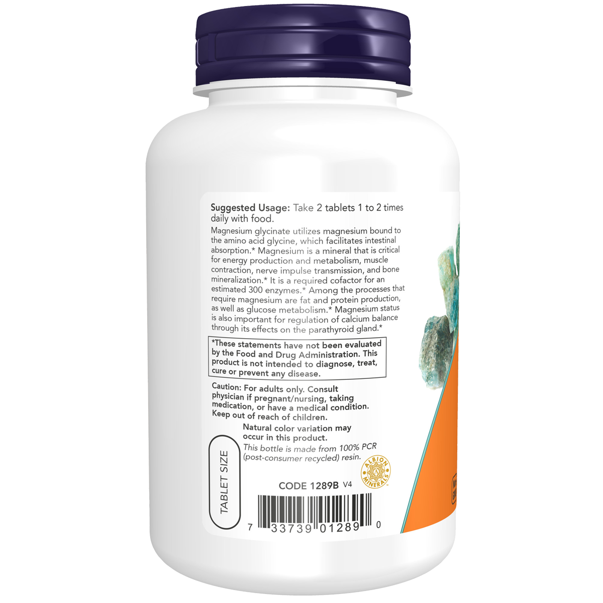 Magnesium Glycinate 200mg (Elemental) 180T