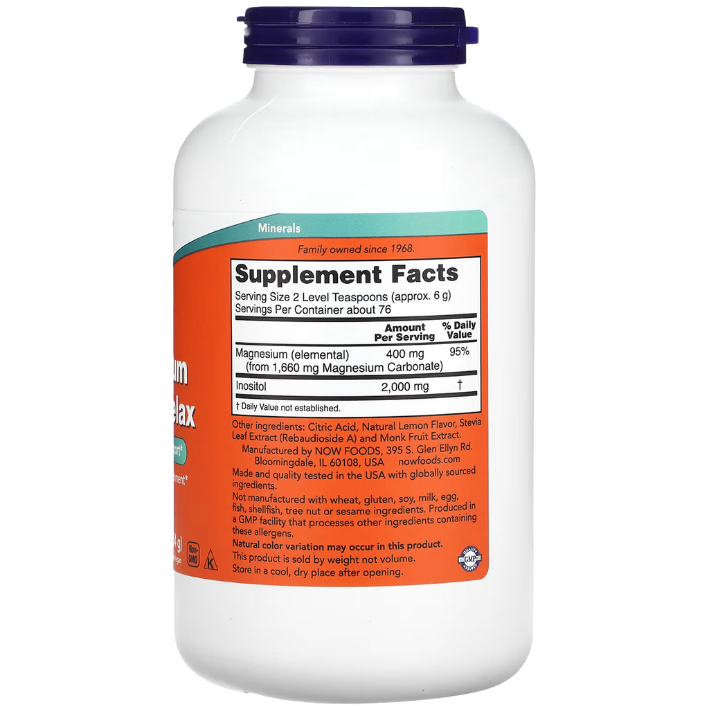 Magnesium Inositol Relax Powder 454g