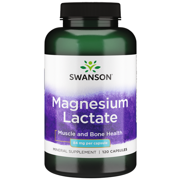 Swanson - Magnesium Lactate 84mg 120C