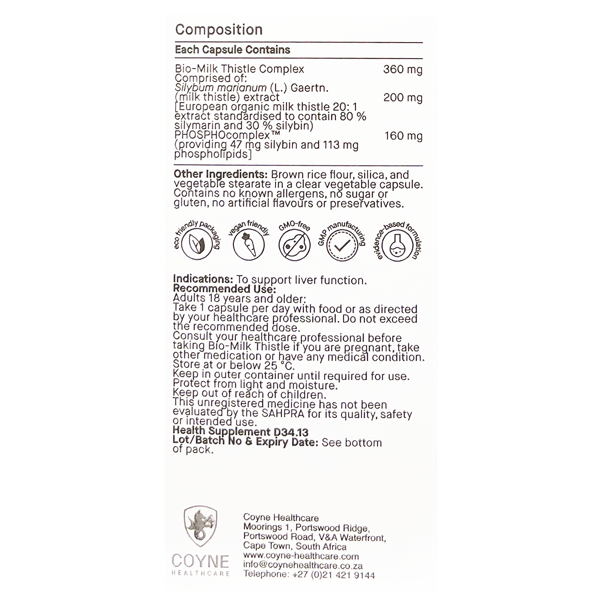 Bio-Milk Thistle Complex Liposomal 30VC