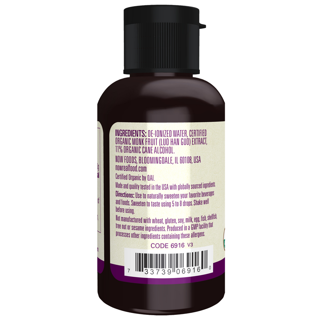 Monk Fruit Liquid Extract 59ml - Organic