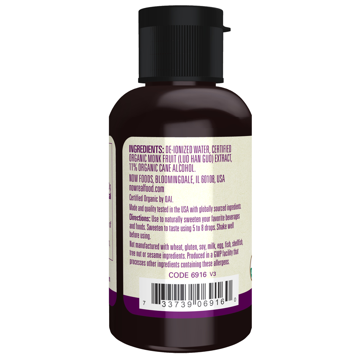 Monk Fruit Liquid Extract 59ml - Organic