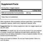 Swanson - NMN (Nicotinamide Mononucleotide) 300mg 30VC