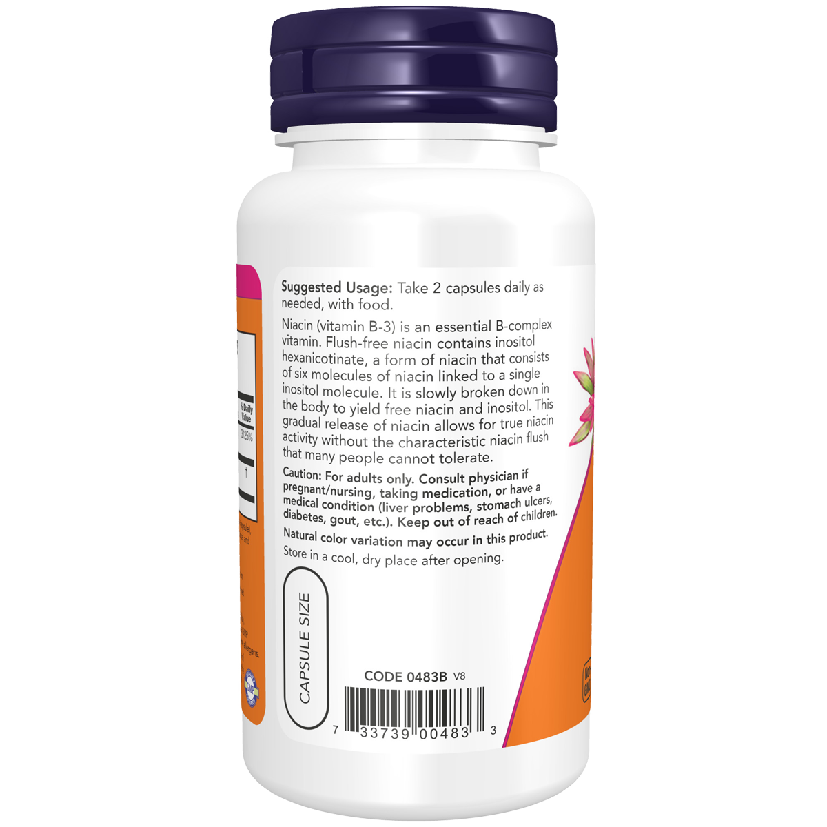 Niacin 250mg flush-free 90VC