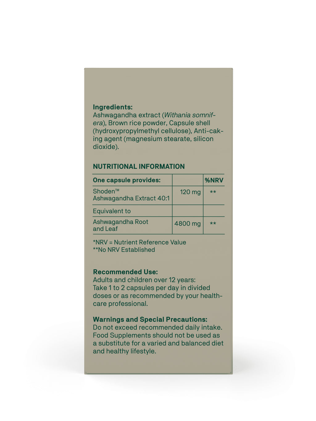 Natroceutics Ashwagandha Bioactive 60 Capsules