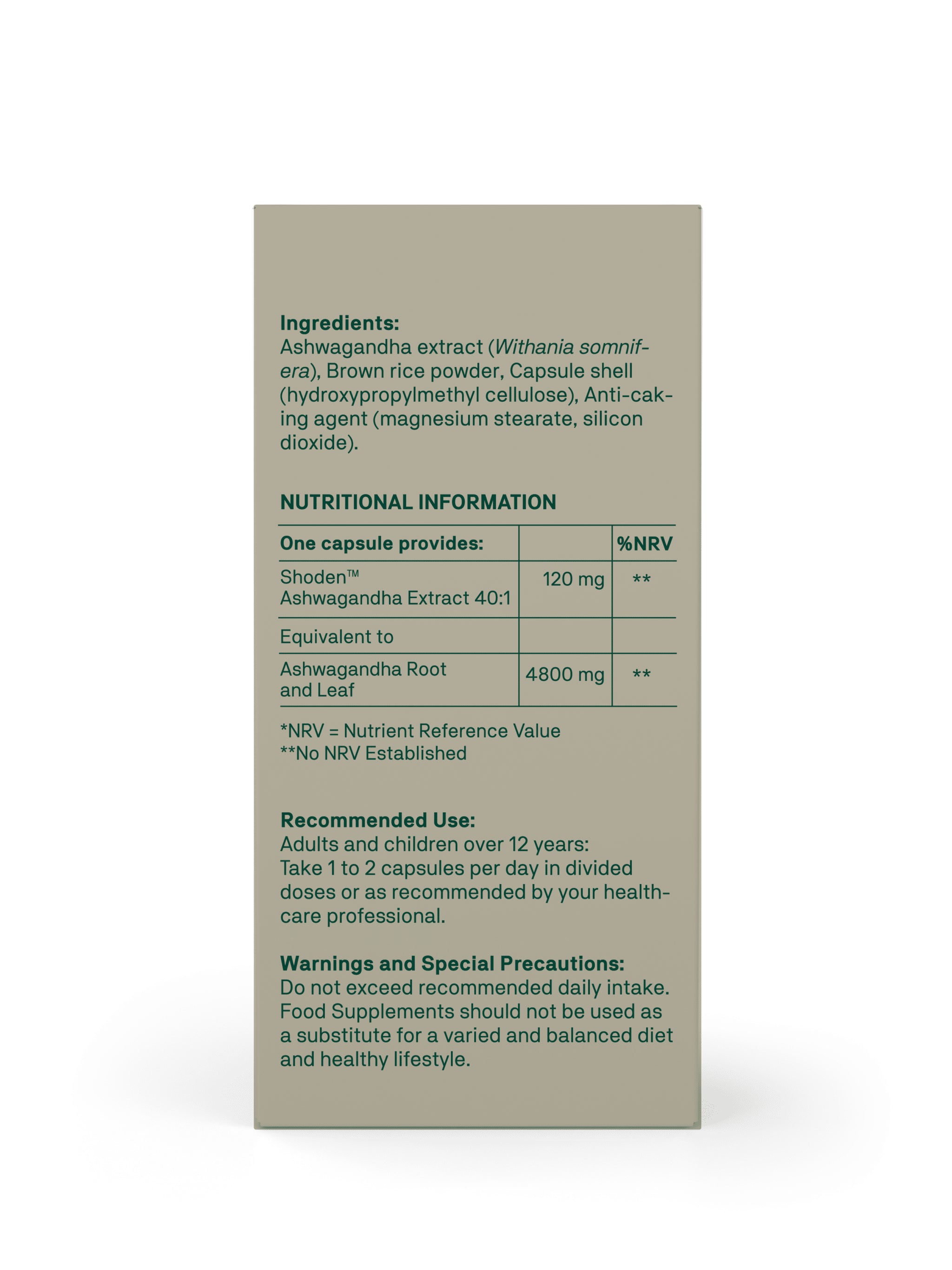 Natroceutics Ashwagandha Bioactive 60 Capsules