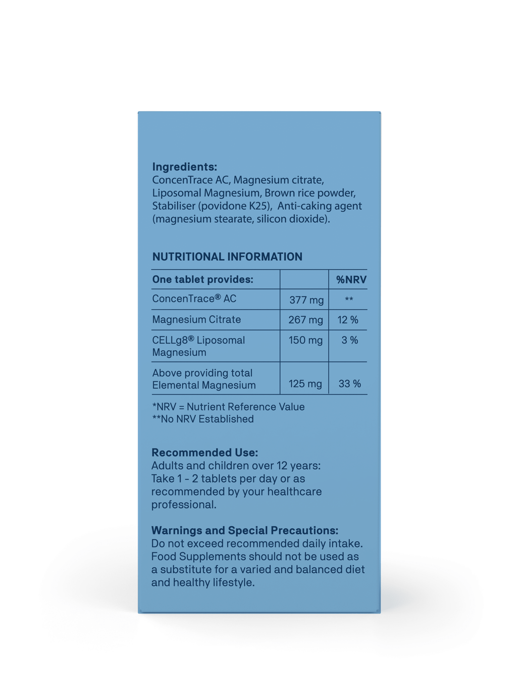 Natroceutics Magnesium Trace Mineral Complex + 72 ionic trace minerals.