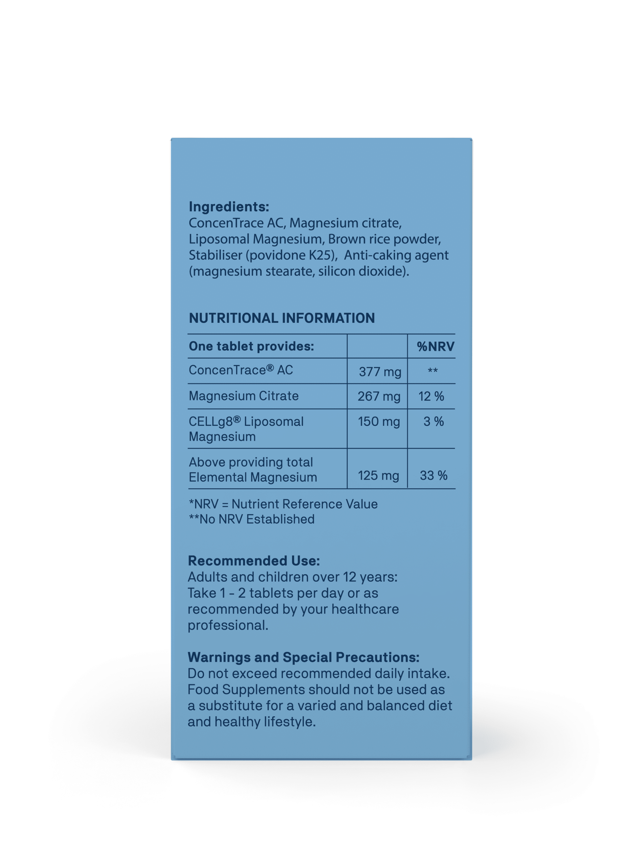 Natroceutics Magnesium Trace Mineral Complex + 72 ionic trace minerals.