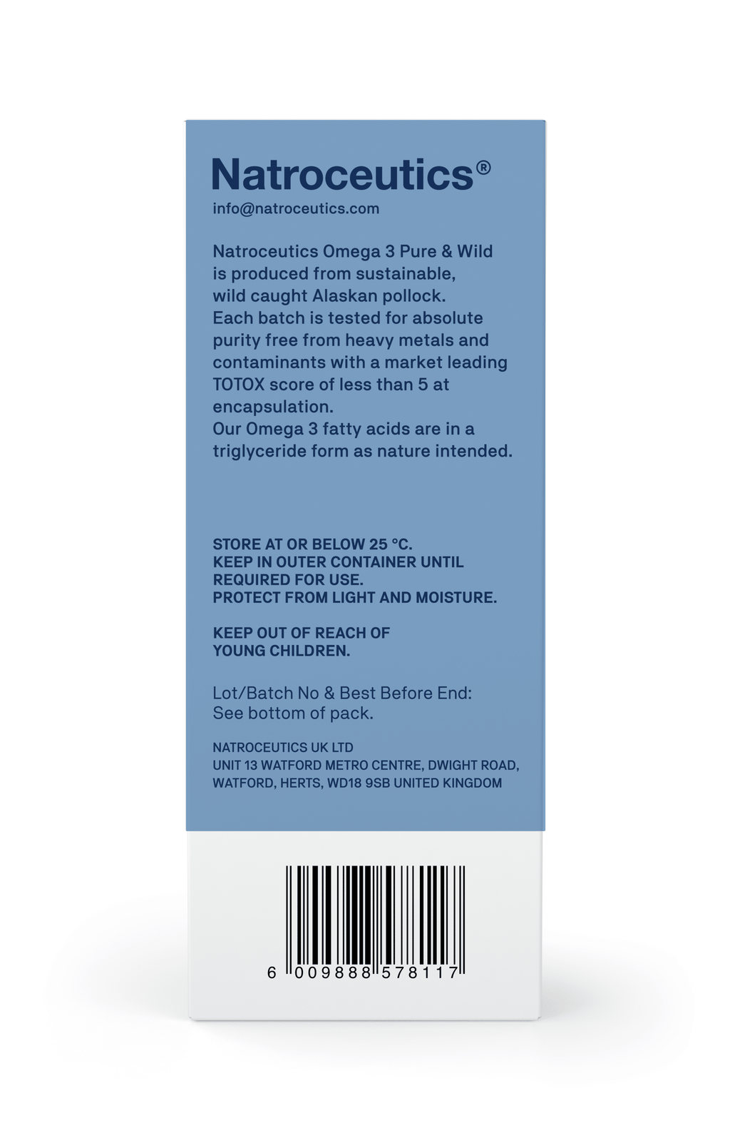 Natroceutics Omega 3 Pure and Wild 60 Capsules