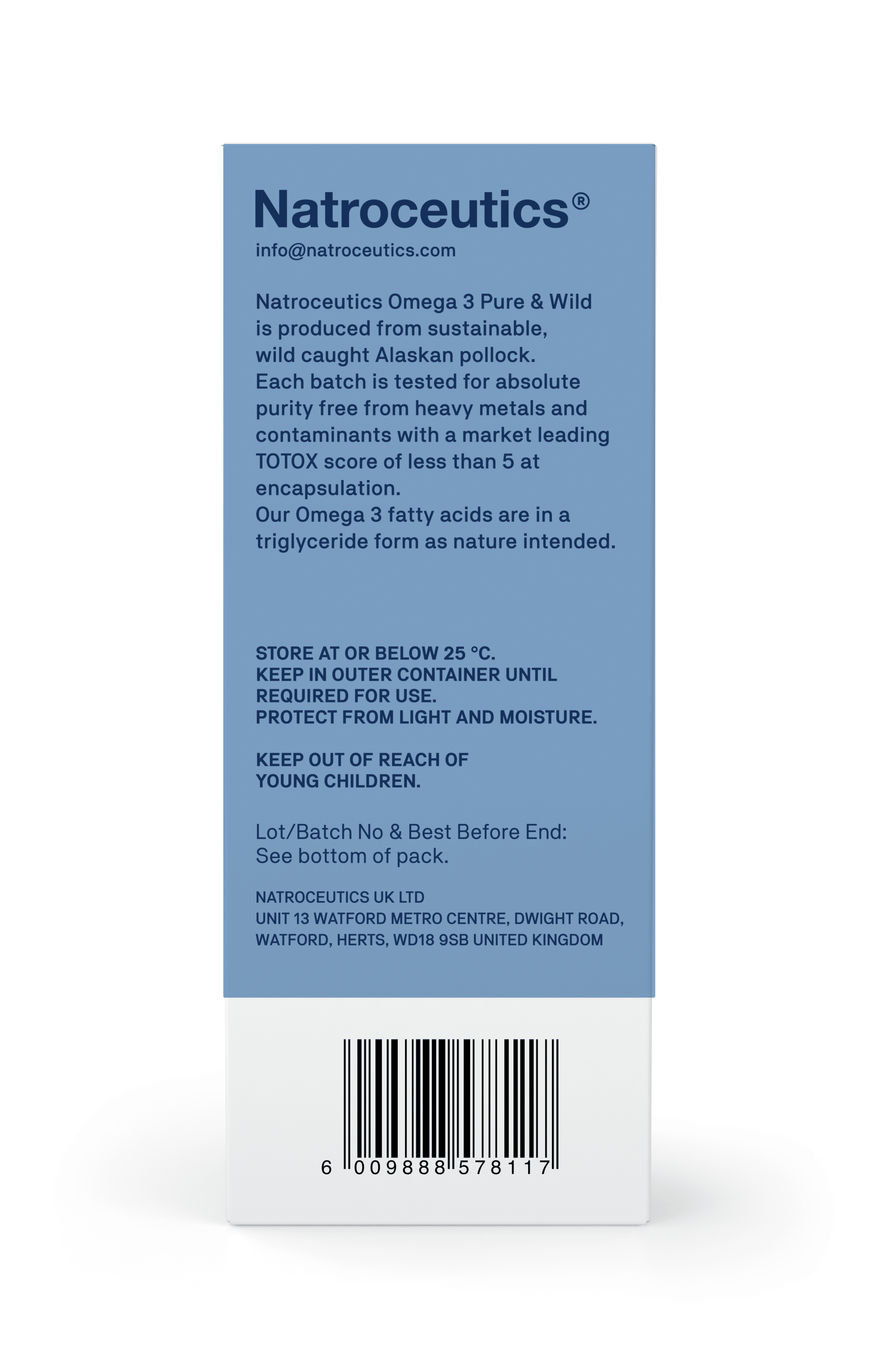 Natroceutics Omega 3 Pure and Wild 60 Capsules