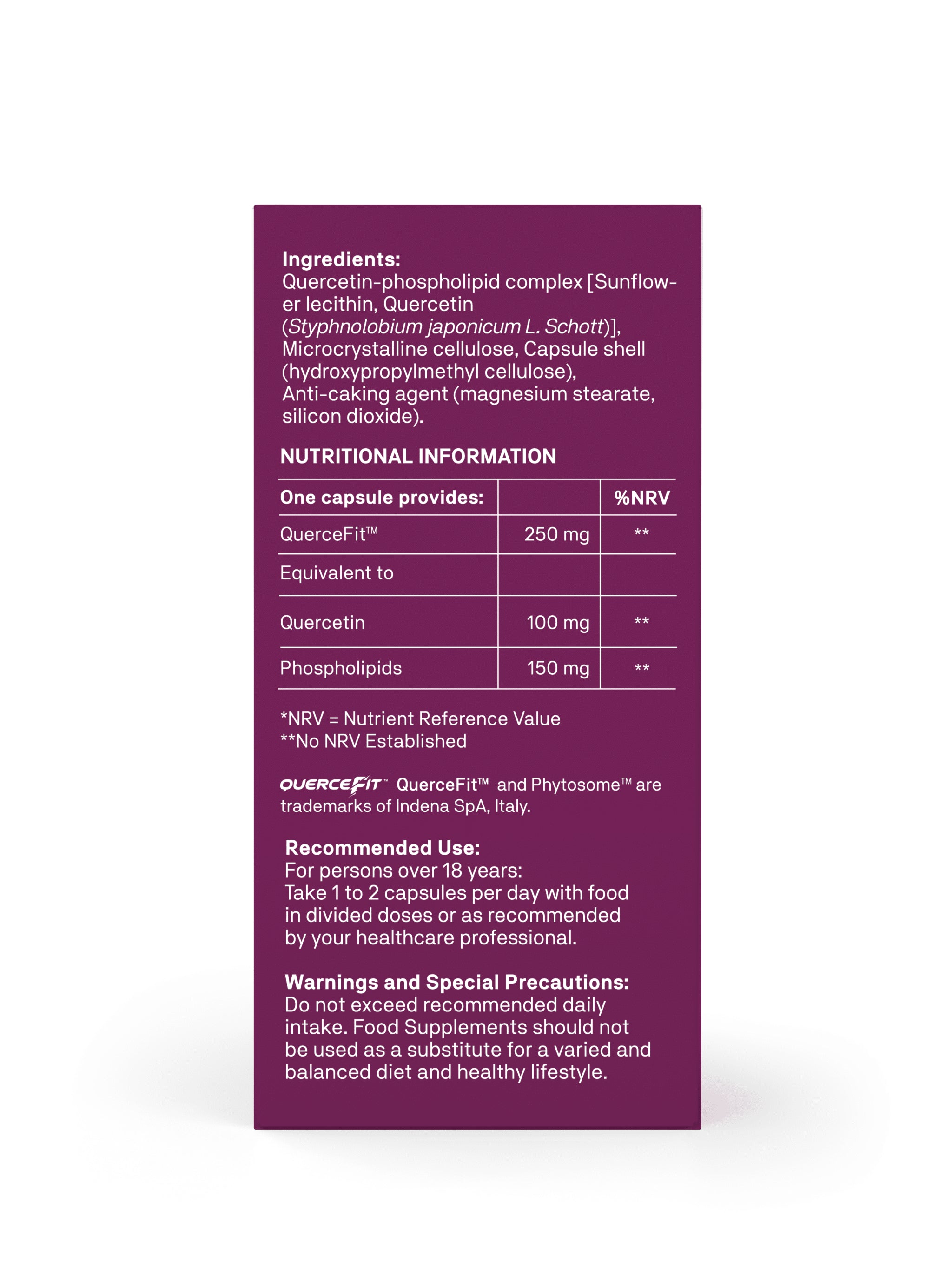 Natroceutics Quercetin Bioactive 60 Capsules