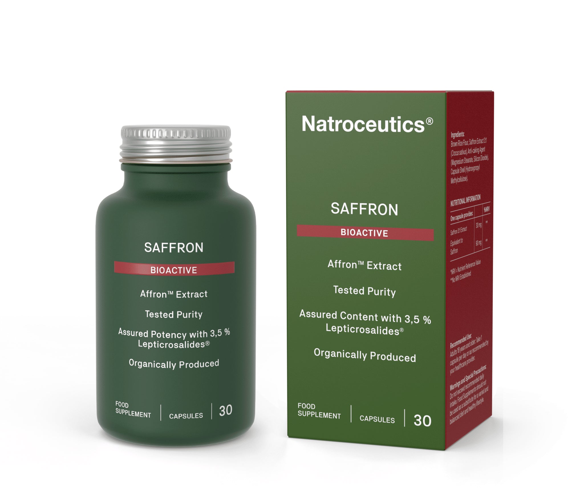 Natroceutics Saffron Bioactive 30 Capsules - affron®
