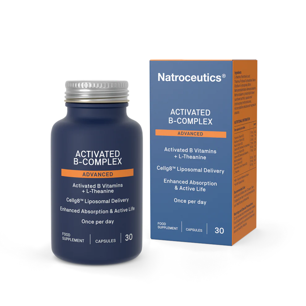 Natroceutics Activated B-Complex + Suntheanine 30 Capsules