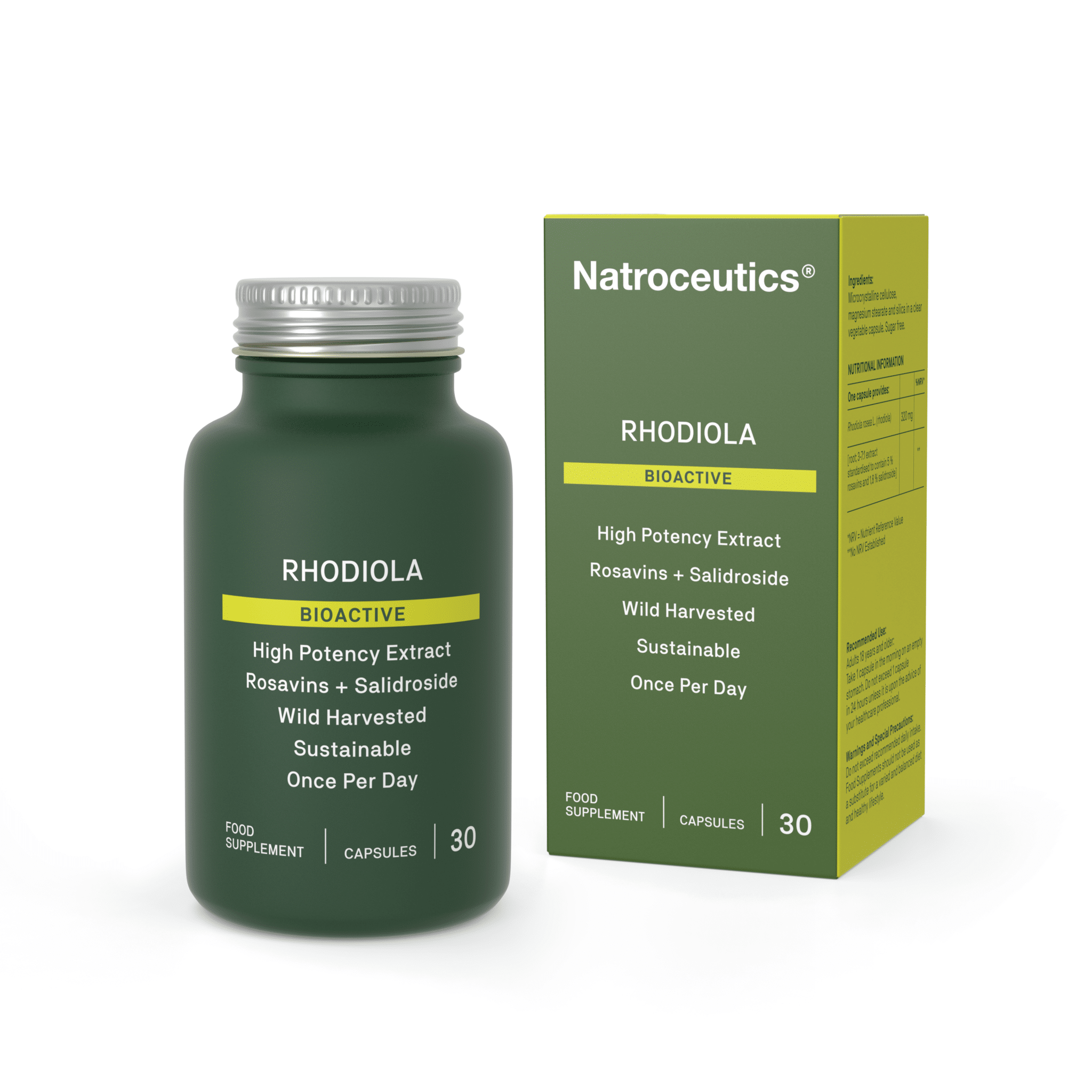 Natroceutics Rhodiola Bioactive 30 Capsules