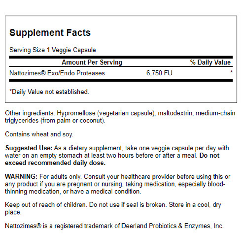 Swanson - Nattozimes 195mg 60VC