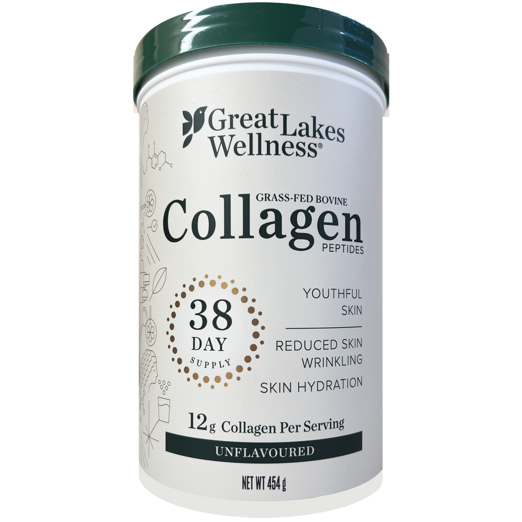 Great Lakes Wellness Collagen Hydrolysate 454g - side of packaging