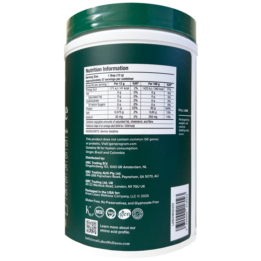 Great Lakes Wellness - Beef Gelatine 454g