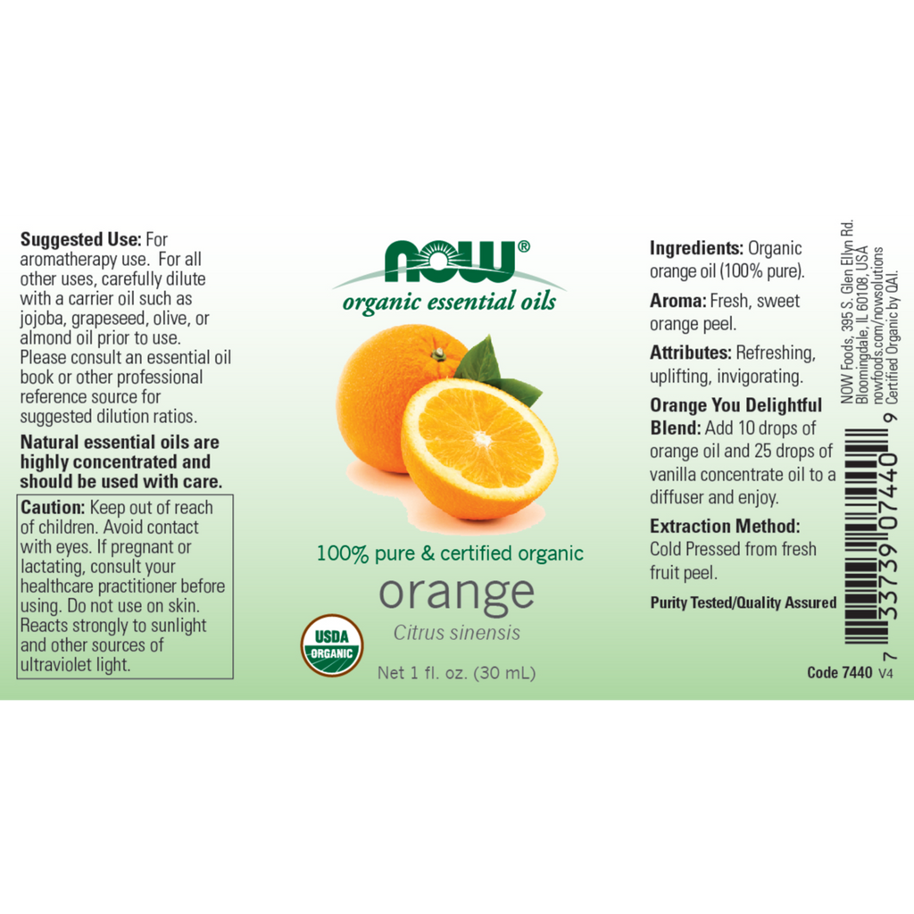 Orange Oil 30ml & 118ml (Citrus Sinensis)