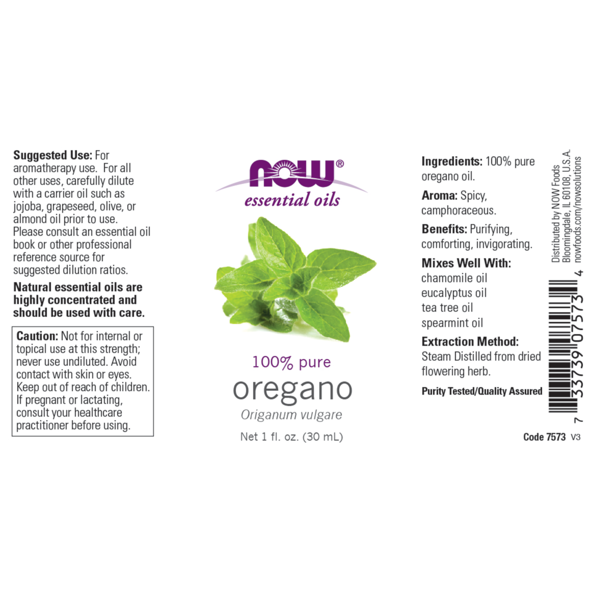 Oregano Oil 30ml & 59ml (Origanum Vulgare)