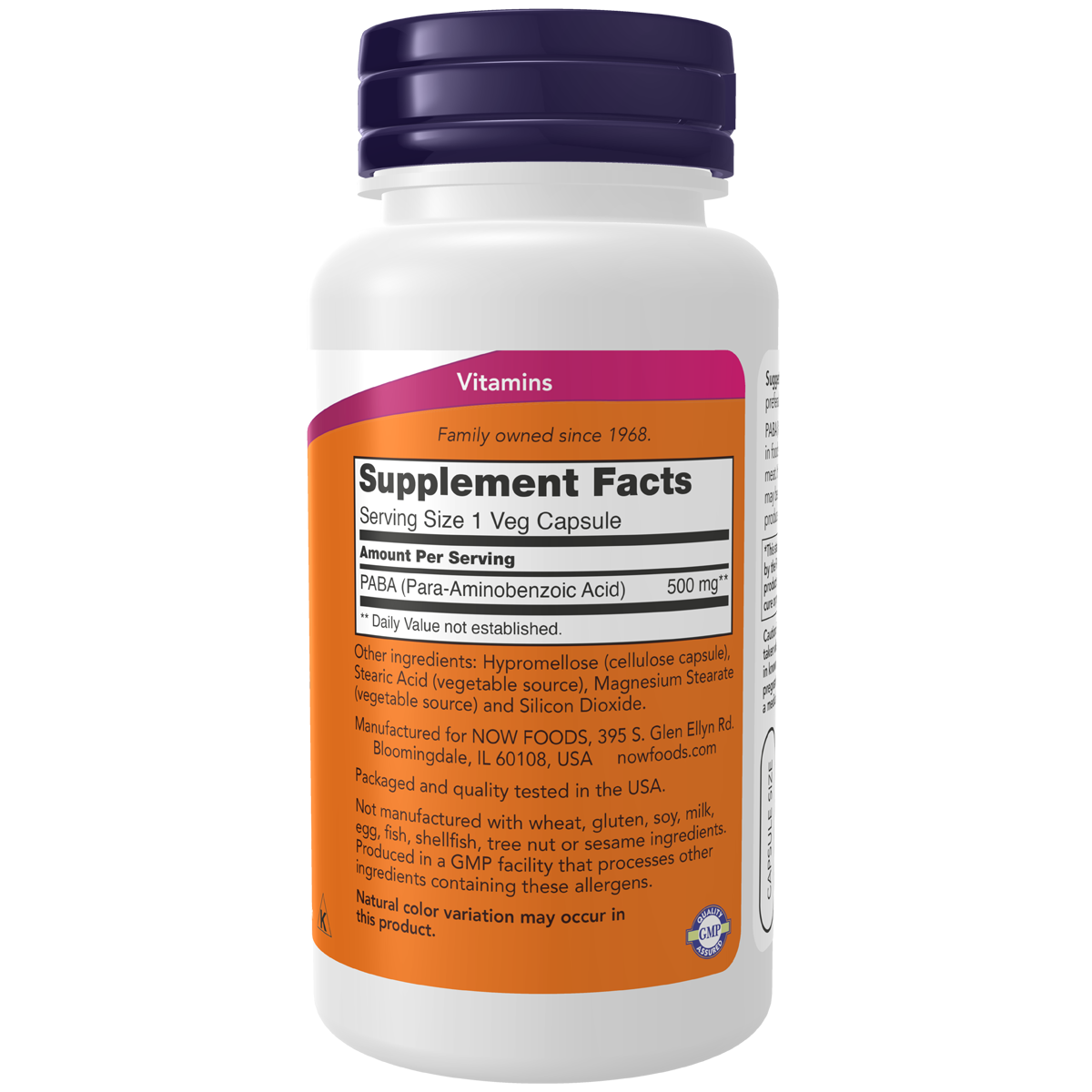 PABA 500mg 100VC