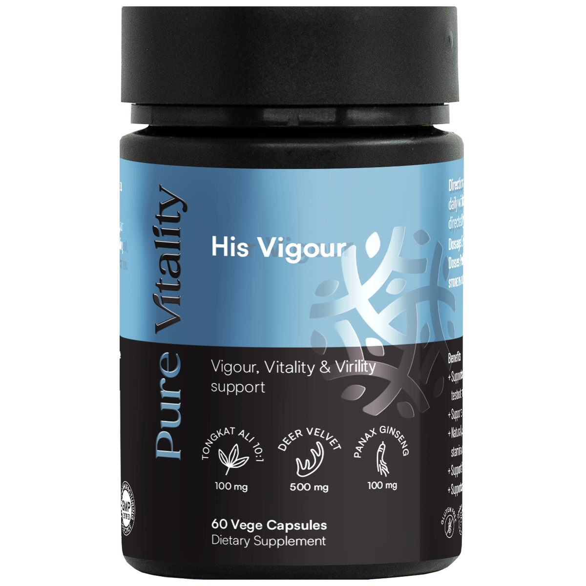 His Vigour 700mg 60VC