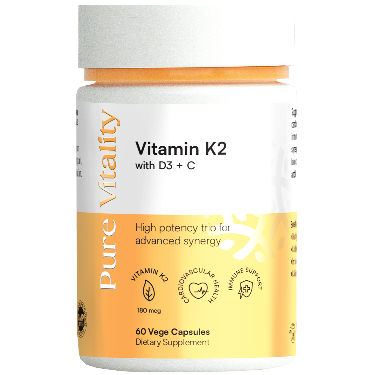 Vitamin K2+D3+C 430mg 60VC
