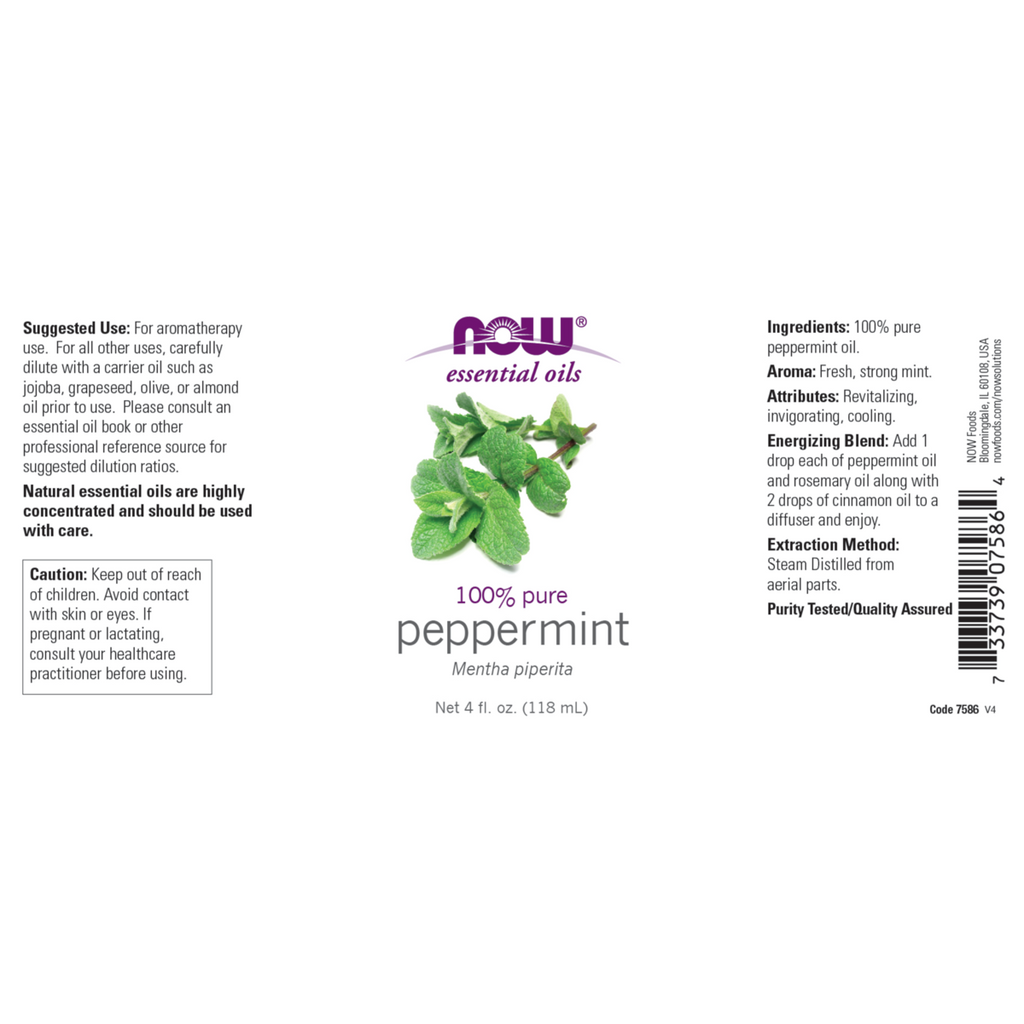 Peppermint Oil 30ml, 59ml, 118ml & 473ml (Mentha Piperita)