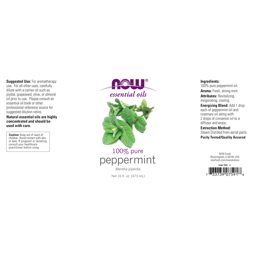 Peppermint Oil 30ml, 59ml, 118ml & 473ml (Mentha Piperita)