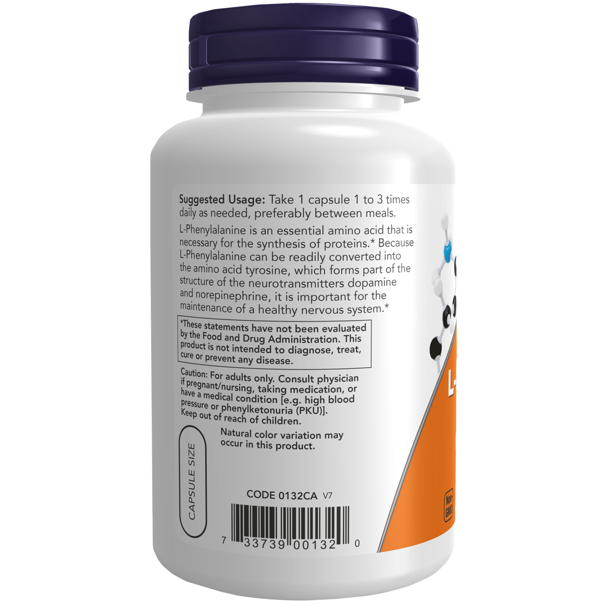 L-Phenylalanine 500mg 120VC