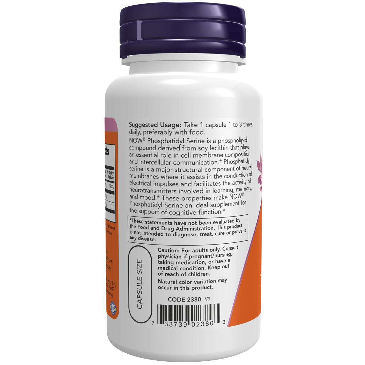 Phosphatidyl Serine 100mg 60VC