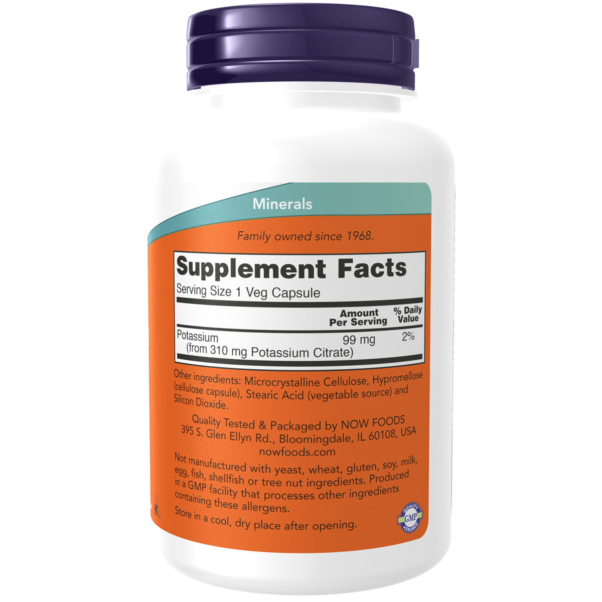 Potassium Citrate 99mg 180VC