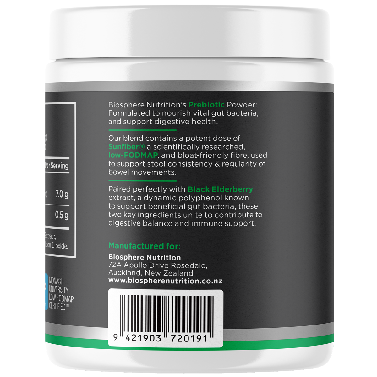 Sunfiber® Prebiotic - Gut & Immune Support