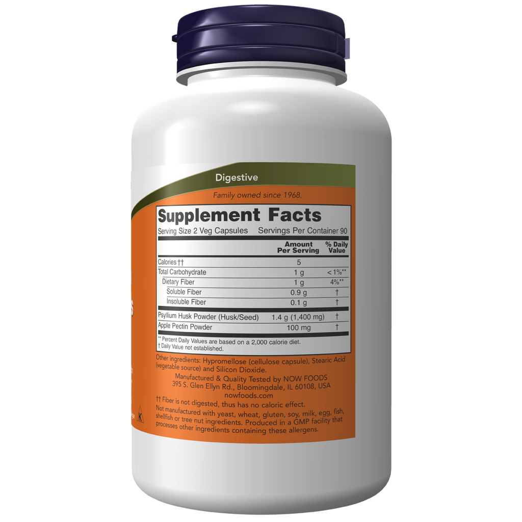 Psyllium Husk 700mg plus Pectin 180C