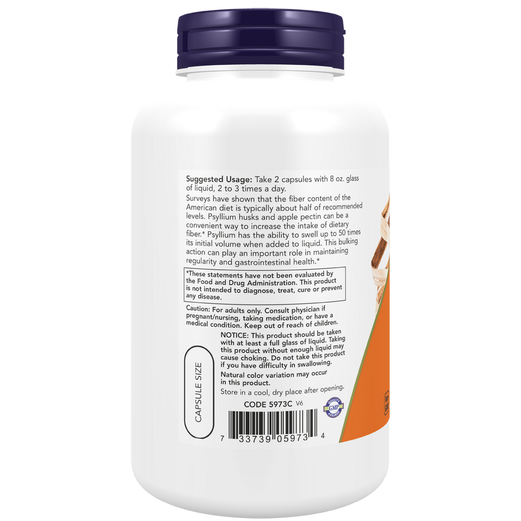 Psyllium Husk 700mg plus Pectin 180C