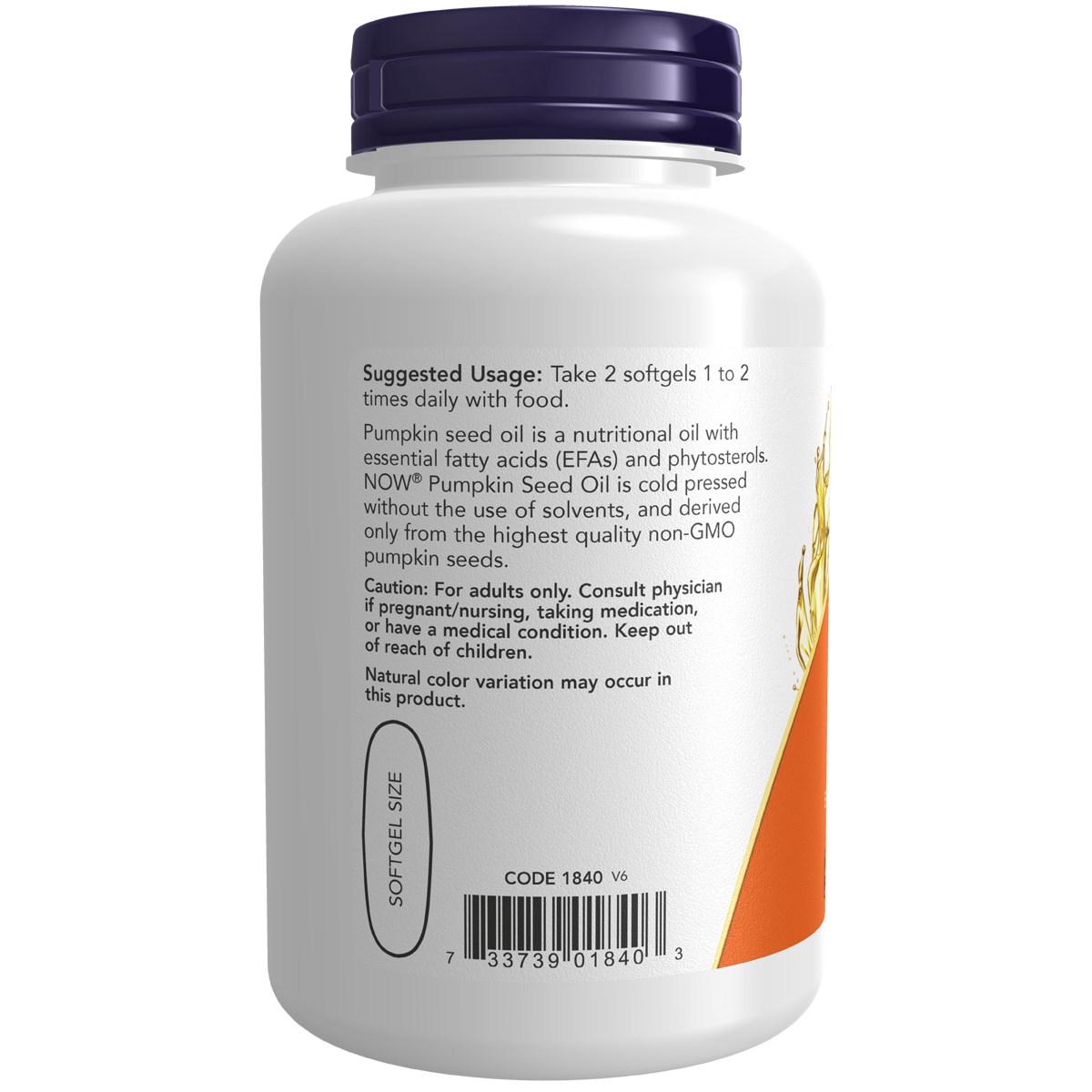Pumpkin Seed Oil 1000mg 100SG