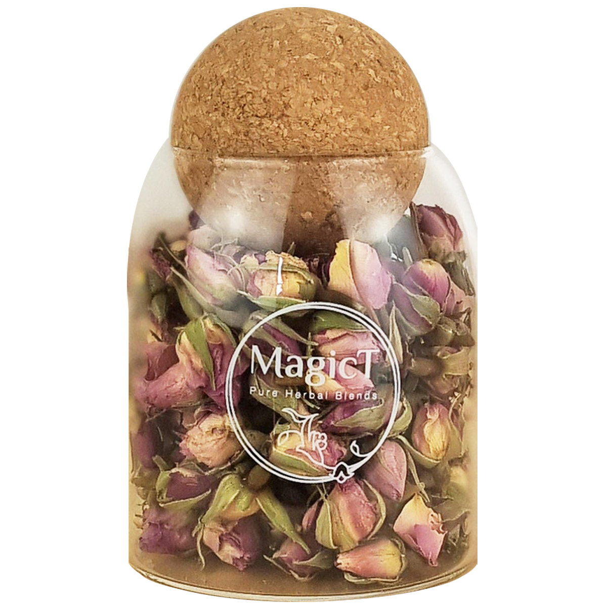 Pure Herbs - Pure Rose Buds 30g Pouch and 60g Glass Jar