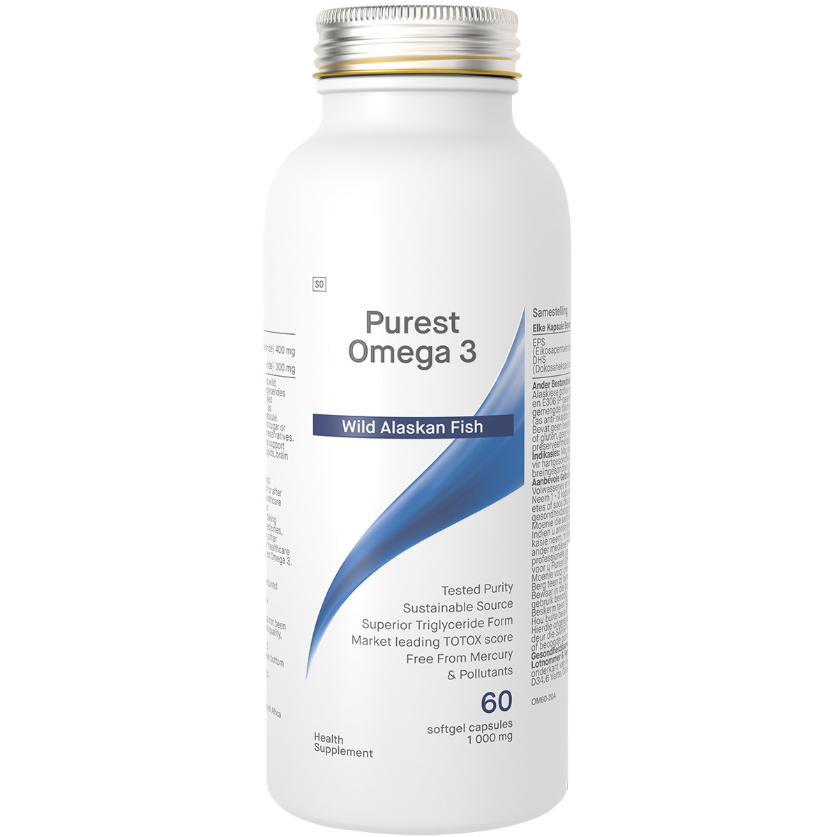 Coyne - Purest Omega 3 1000mg from wild Alaskan Fish 60SGC