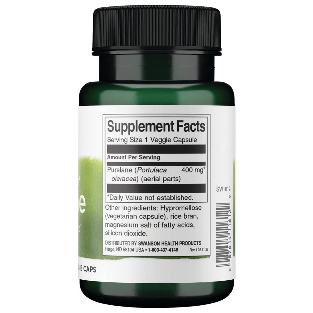 Swanson - Purslane 400mg 60VC