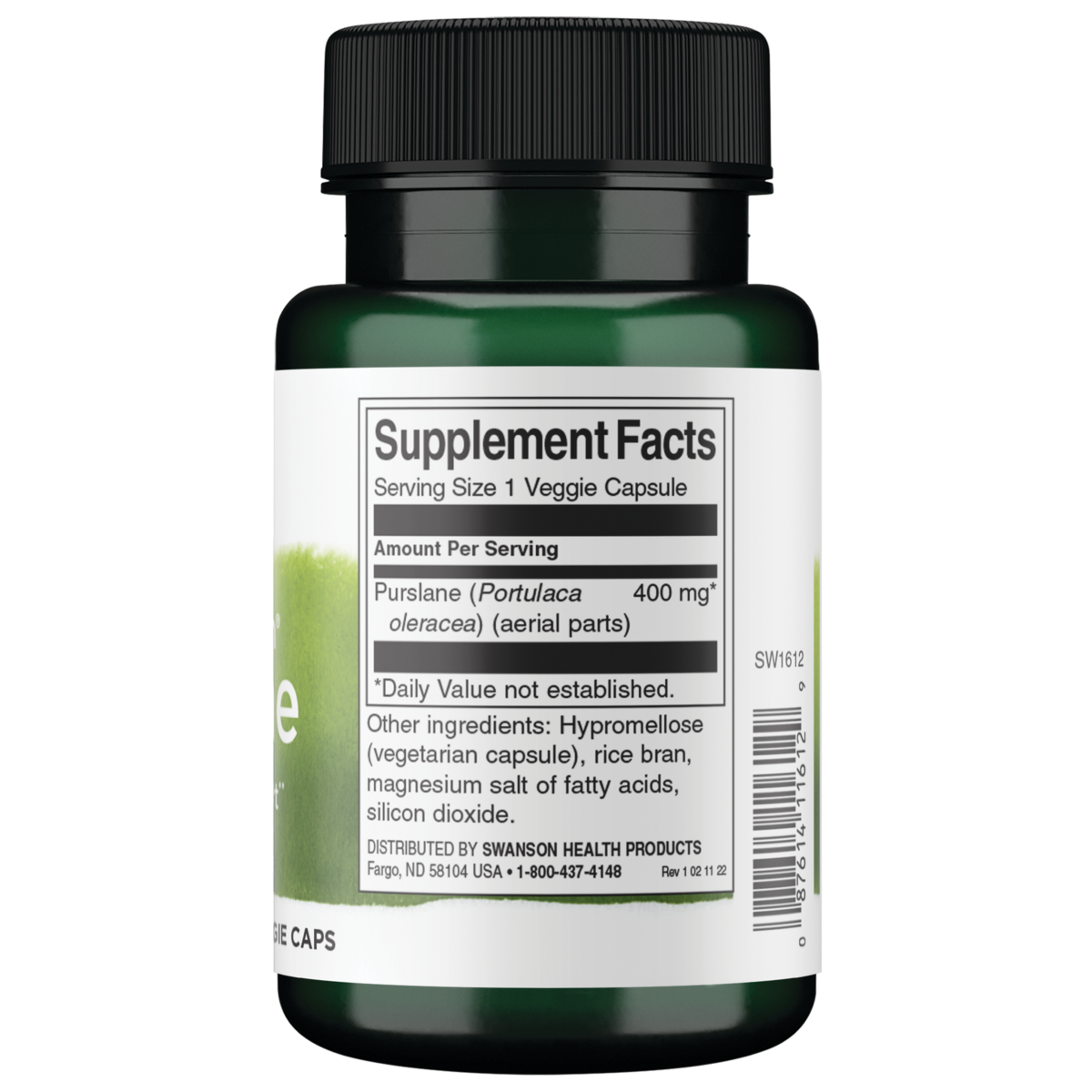 Swanson - Purslane 400mg 60VC