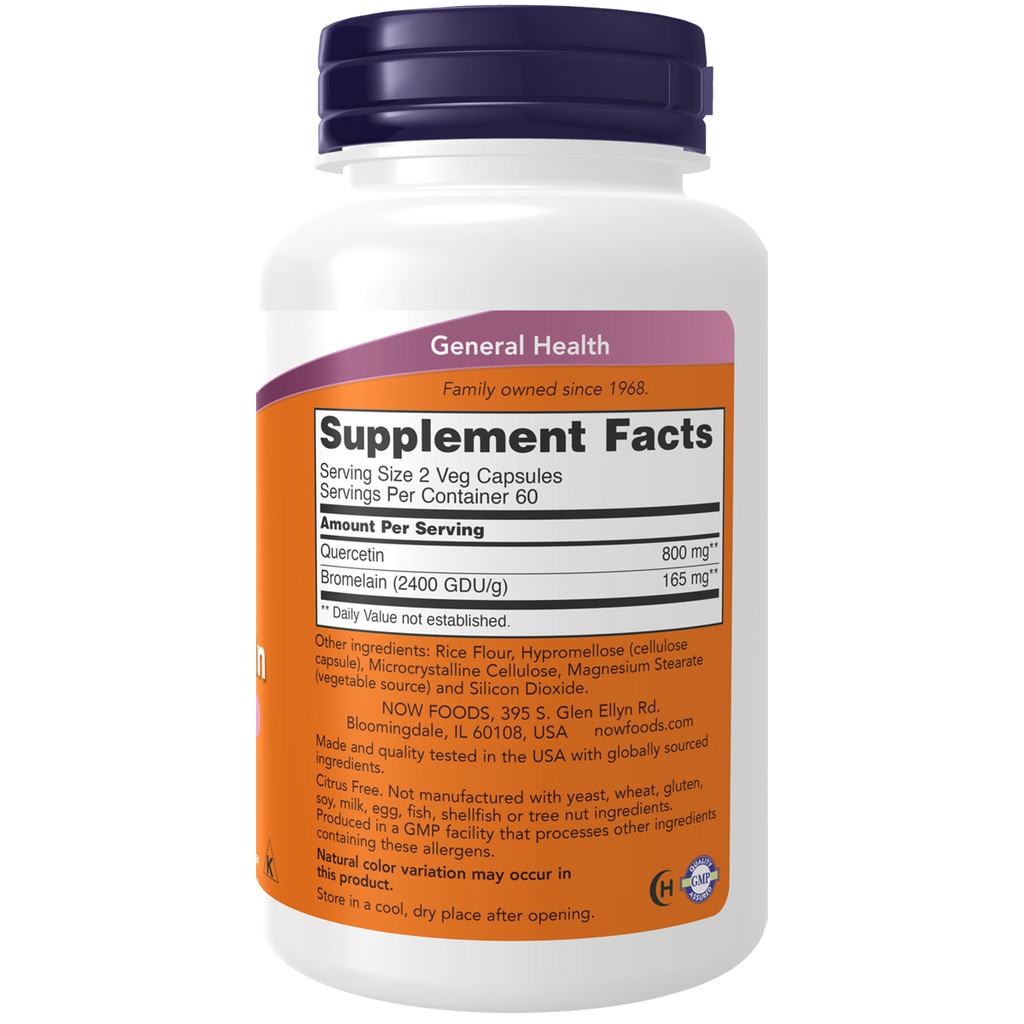 Quercetin with Bromelain 120VC
