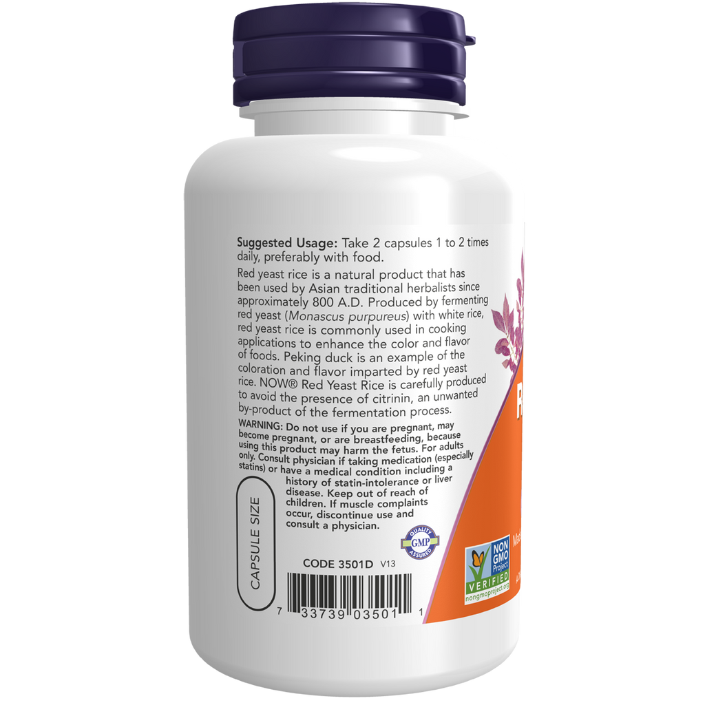 Red Yeast Rice 600mg 120VC